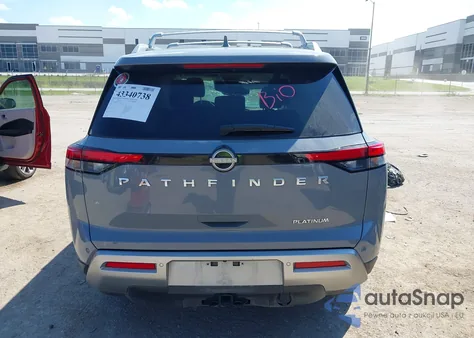 2025 Nissan Pathfinder Platinum Fwd из США, поврежденный, VIN 5N1DR3DG1SC213522
